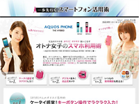 携帯ランディングページホームページ制作実績